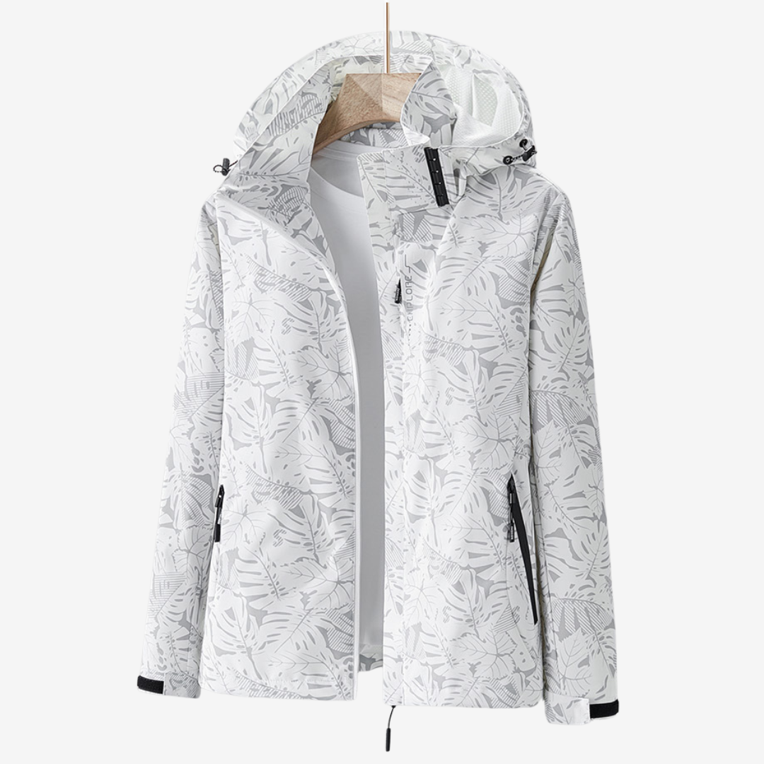 Veste imperméable femme – coupe-vent léger avec capuche réglable