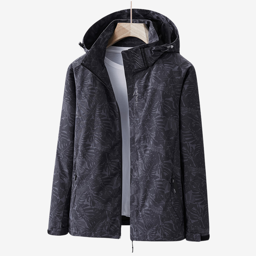 Veste imperméable femme – coupe-vent léger avec capuche réglable
