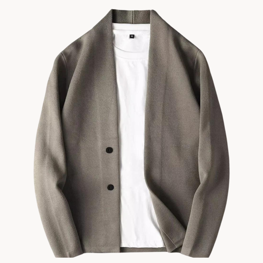Veste légère sur mesure homme – coupe ajustée automne-hiver chic