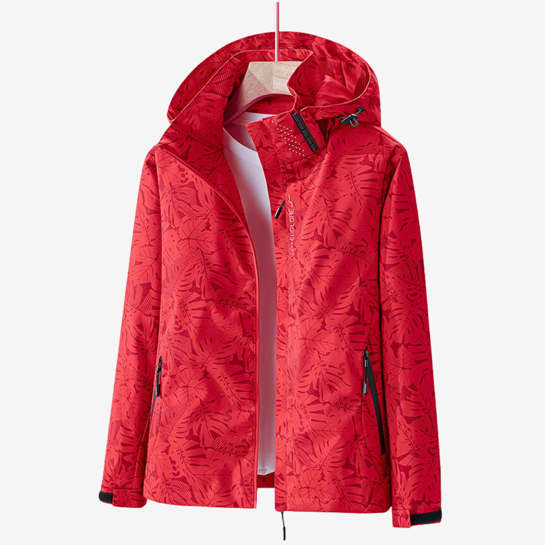Veste imperméable femme – coupe-vent léger avec capuche réglable