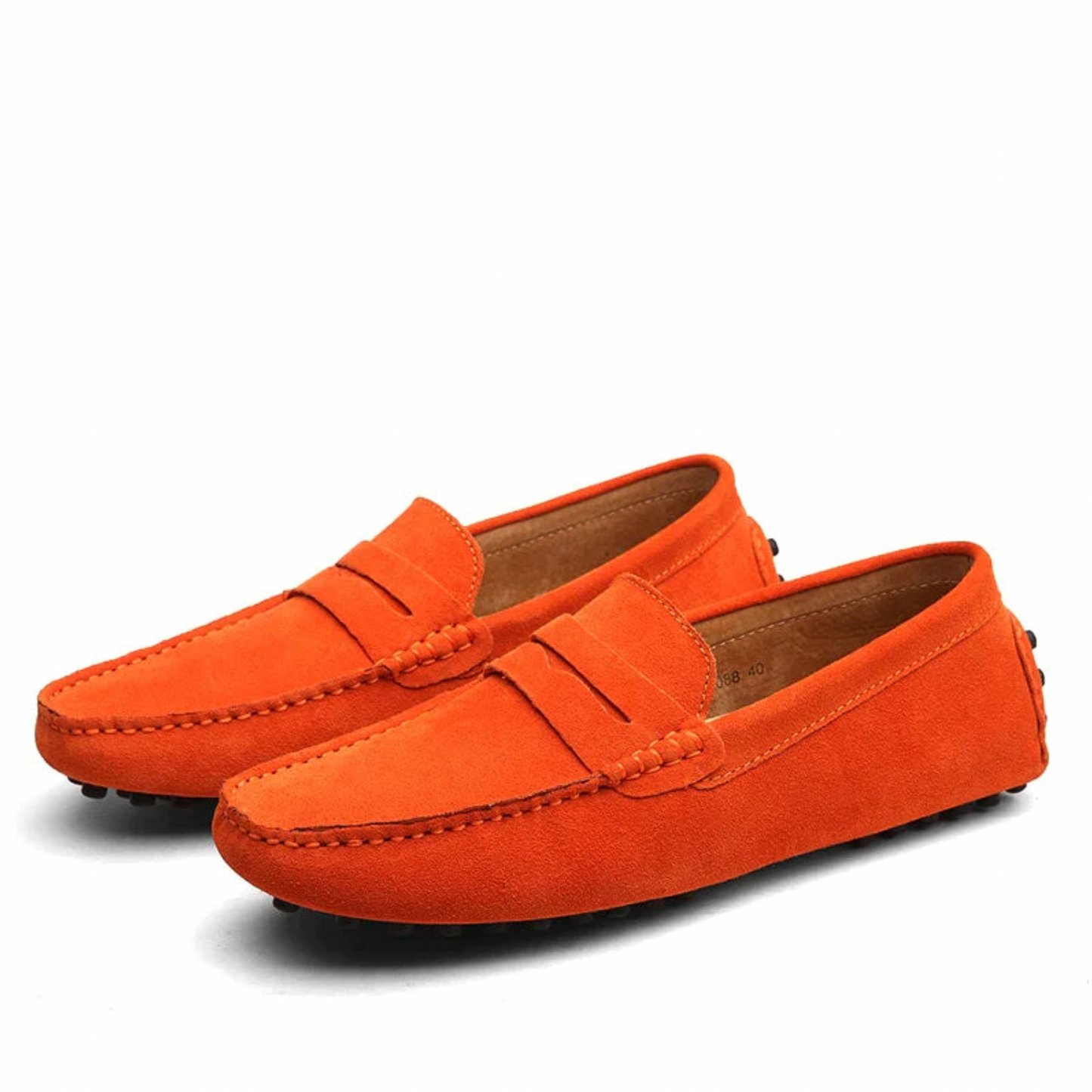 Homme - Mocassins en Cuir - Modèle à Enfiler Respirant - Suède