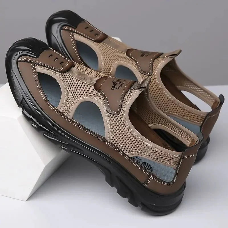 Sandales Orthopédiques Homme – Respirantes, Antidérapantes & Confort Pieds Sensibles