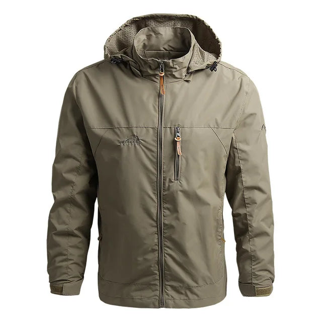 Veste homme style urbain mi-saison sans doublure épaisse