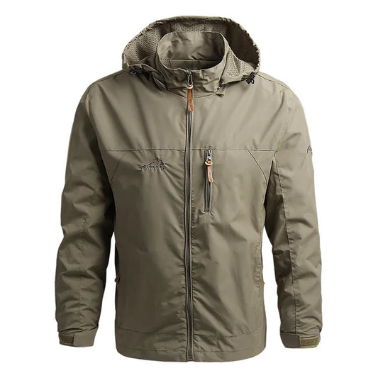Veste homme style urbain mi-saison sans doublure épaisse