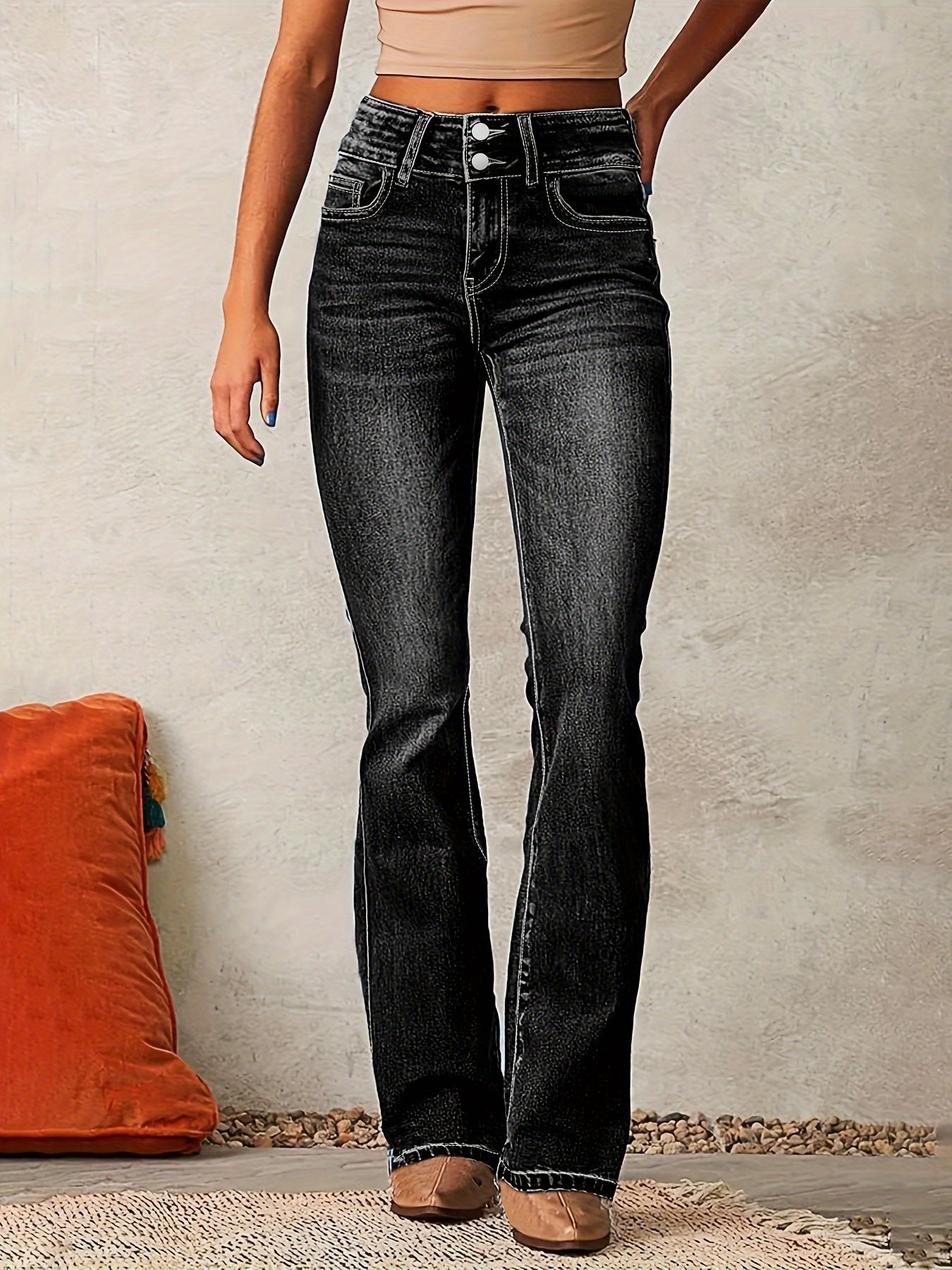 Jean évasé femme taille haute – Flare & bootcut tendance