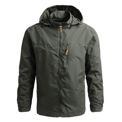 Veste homme style urbain mi-saison sans doublure épaisse