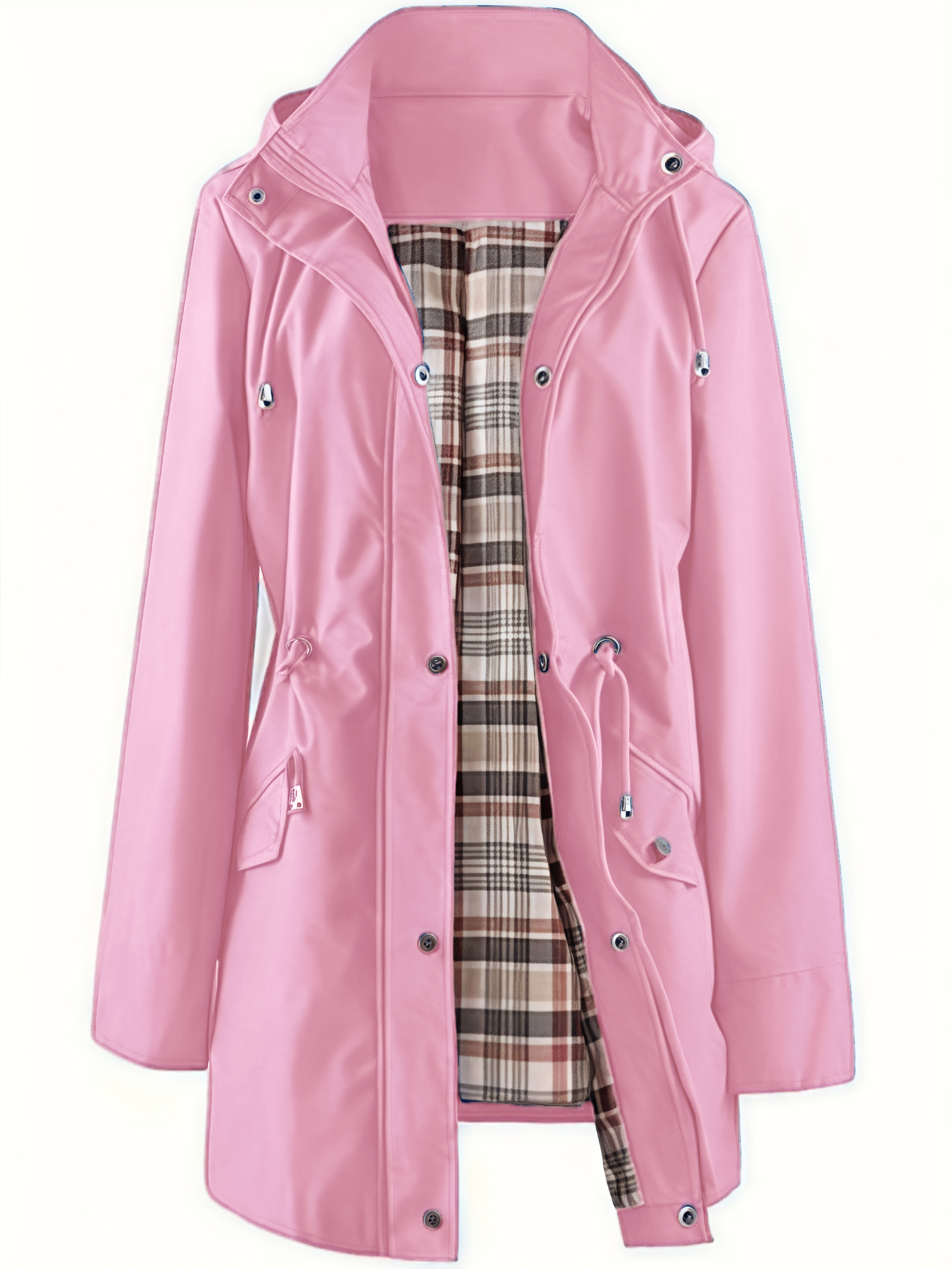 Veste imperméable femme avec capuche – coupe-vent mi-saison