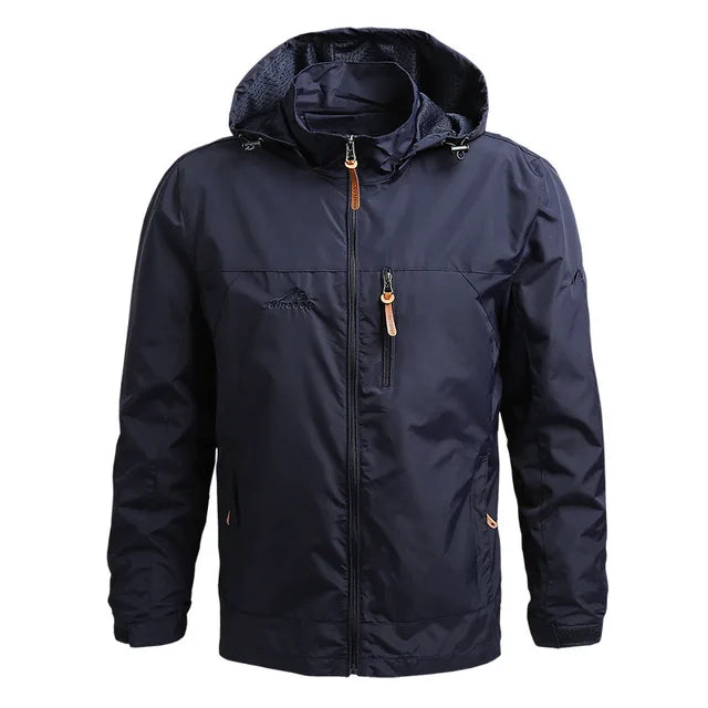 Veste homme style urbain mi-saison sans doublure épaisse