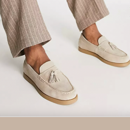 Chaussures homme à enfiler avec semelle structurée