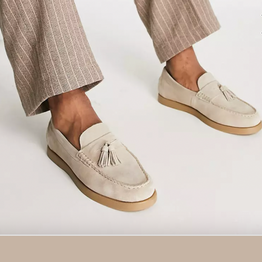 Chaussures homme à enfiler avec semelle structurée