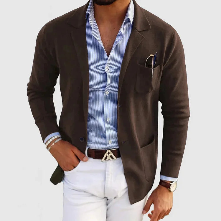 Blazer sur mesure léger pour homme – style classique automne-hiver