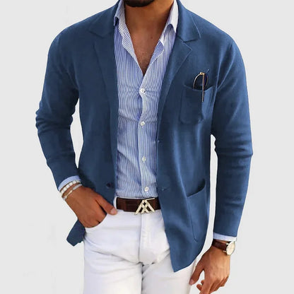 Blazer sur mesure léger pour homme – style classique automne-hiver
