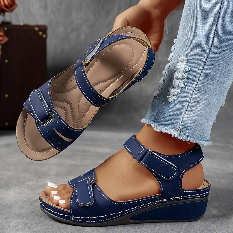 Sandales Femme – Confort Orthopédique et Élégance Raffinée, Brides Réglables et Design Respirant