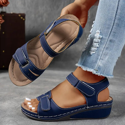 Sandales Femme – Confort Orthopédique et Élégance Raffinée, Brides Réglables et Design Respirant