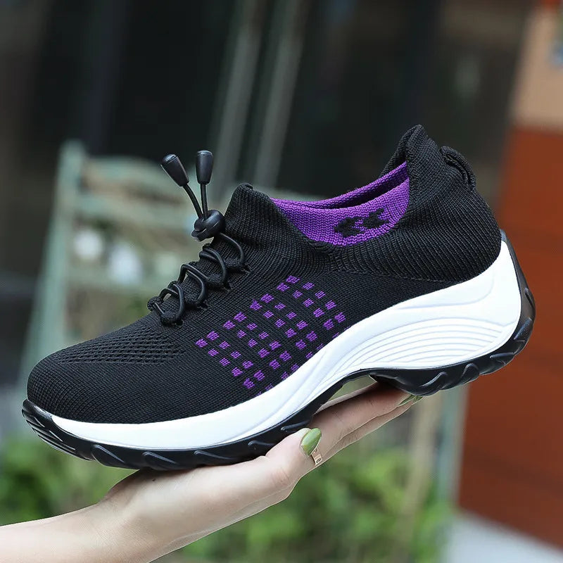 Baskets Orthopédiques Unisexe – Confort Pieds Sensibles, Amorti & Semelle Respirante