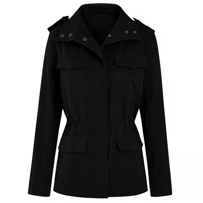 Veste légère femme avec poches et fermeture centrale