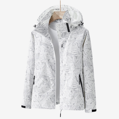 Veste imperméable femme – coupe-vent léger avec capuche réglable