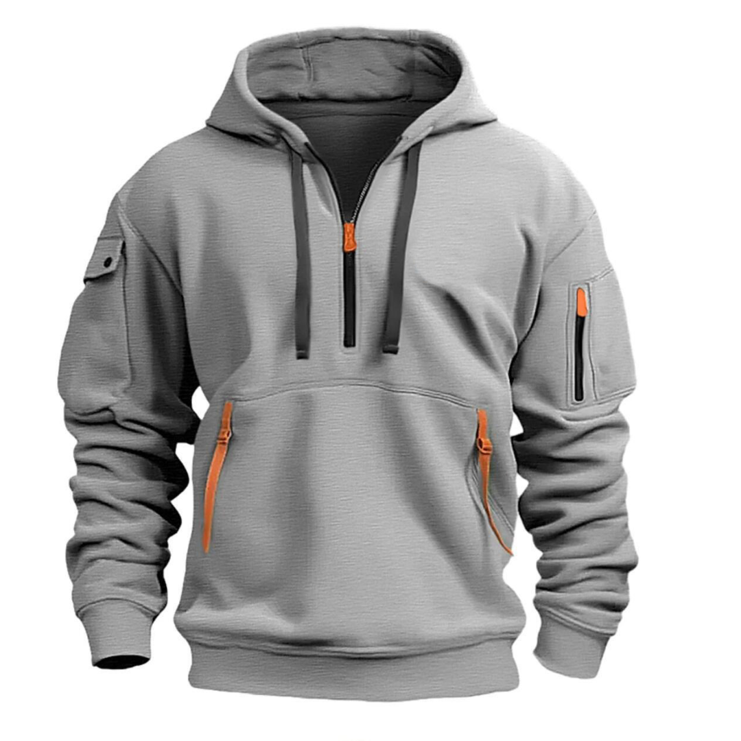 Sweat à capuche homme à texture douce et coupe ample