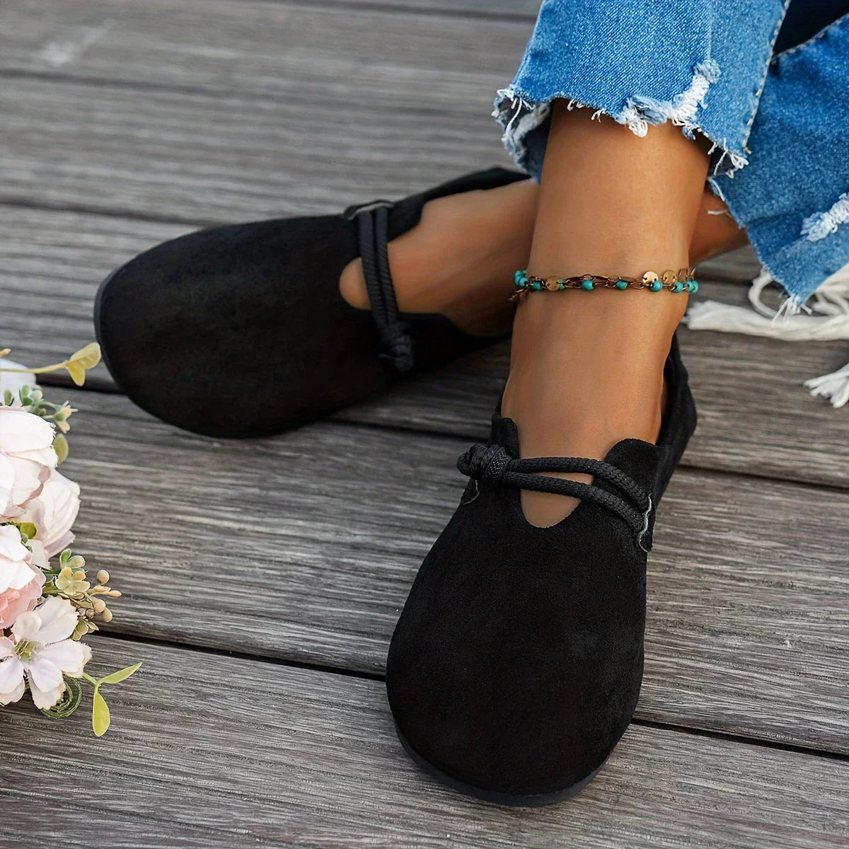 Sandales mocassins confortables femme – chaussures souples et respirantes