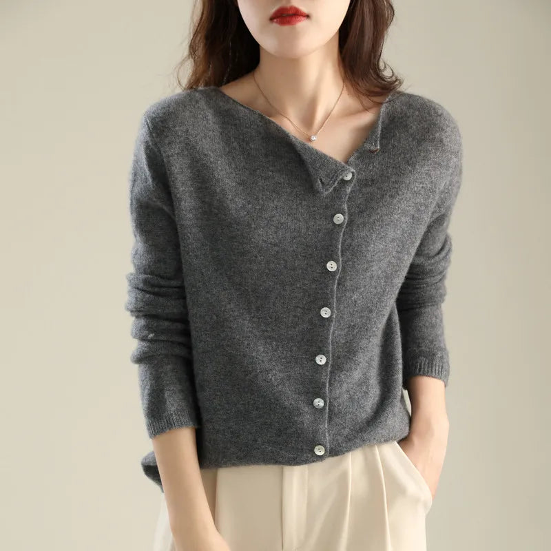Cardigan Femme à Boutons – Élégant, Confortable & Style Décontracté Chic