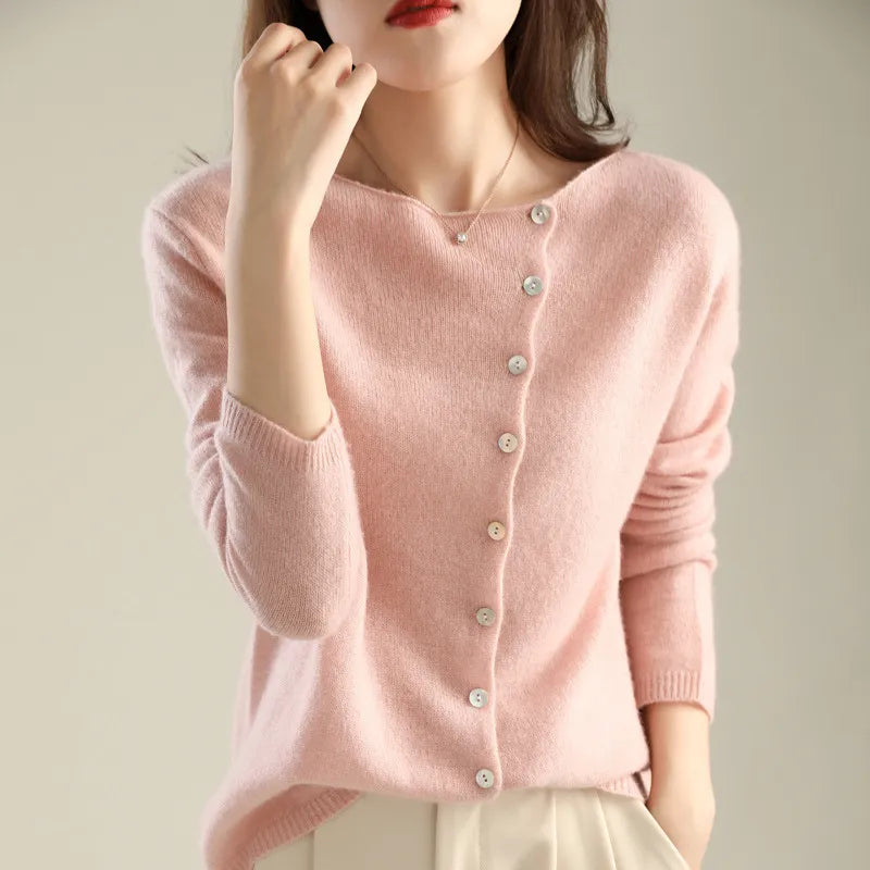 Cardigan Femme à Boutons – Élégant, Confortable & Style Décontracté Chic