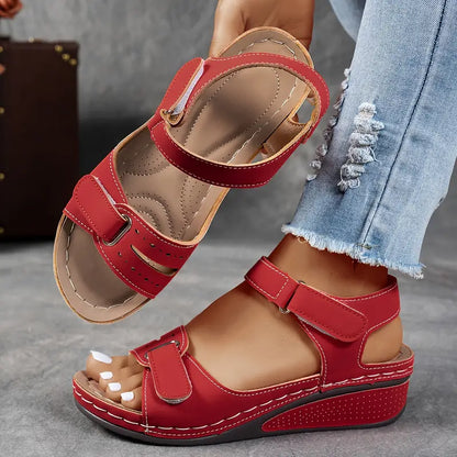 Sandales Femme – Confort Orthopédique et Élégance Raffinée, Brides Réglables et Design Respirant