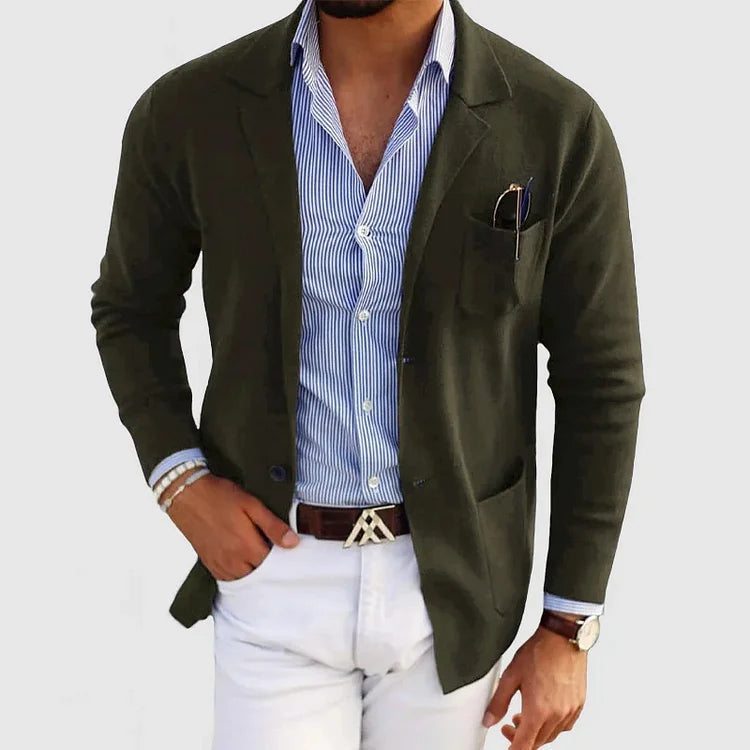 Blazer sur mesure léger pour homme – style classique automne-hiver