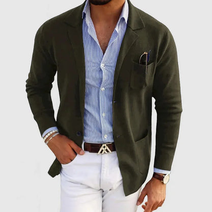 Blazer sur mesure léger pour homme – style classique automne-hiver