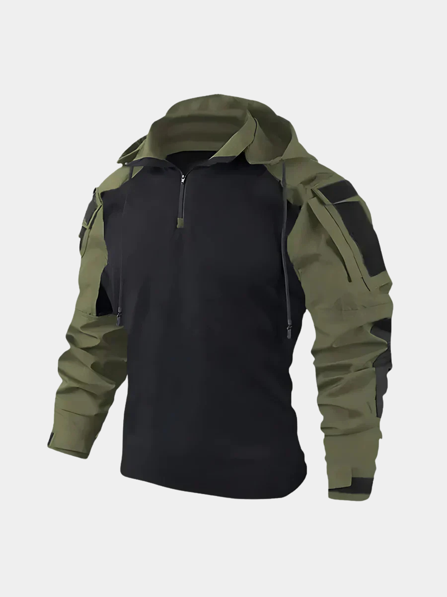 Pull tactique homme robuste – sweat à capuche militaire outdoor