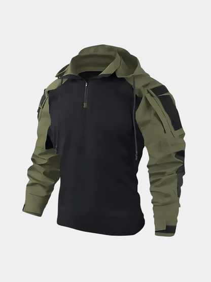 Pull tactique homme robuste – sweat à capuche militaire outdoor
