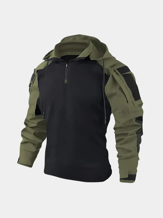 Pull tactique homme robuste – sweat à capuche militaire outdoor