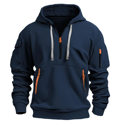 Sweat à capuche homme à texture douce et coupe ample