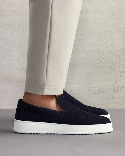 Mocassins Slip-On en Suède pour Homme – Élégance discrète et confort au quotidien