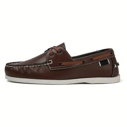 Chaussures bateau rétro pour homme