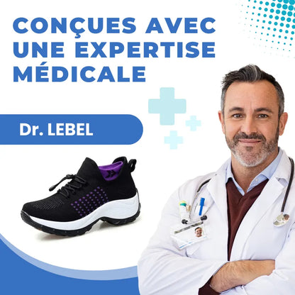 Baskets Orthopédiques Unisexe – Confort Pieds Sensibles, Amorti & Semelle Respirante