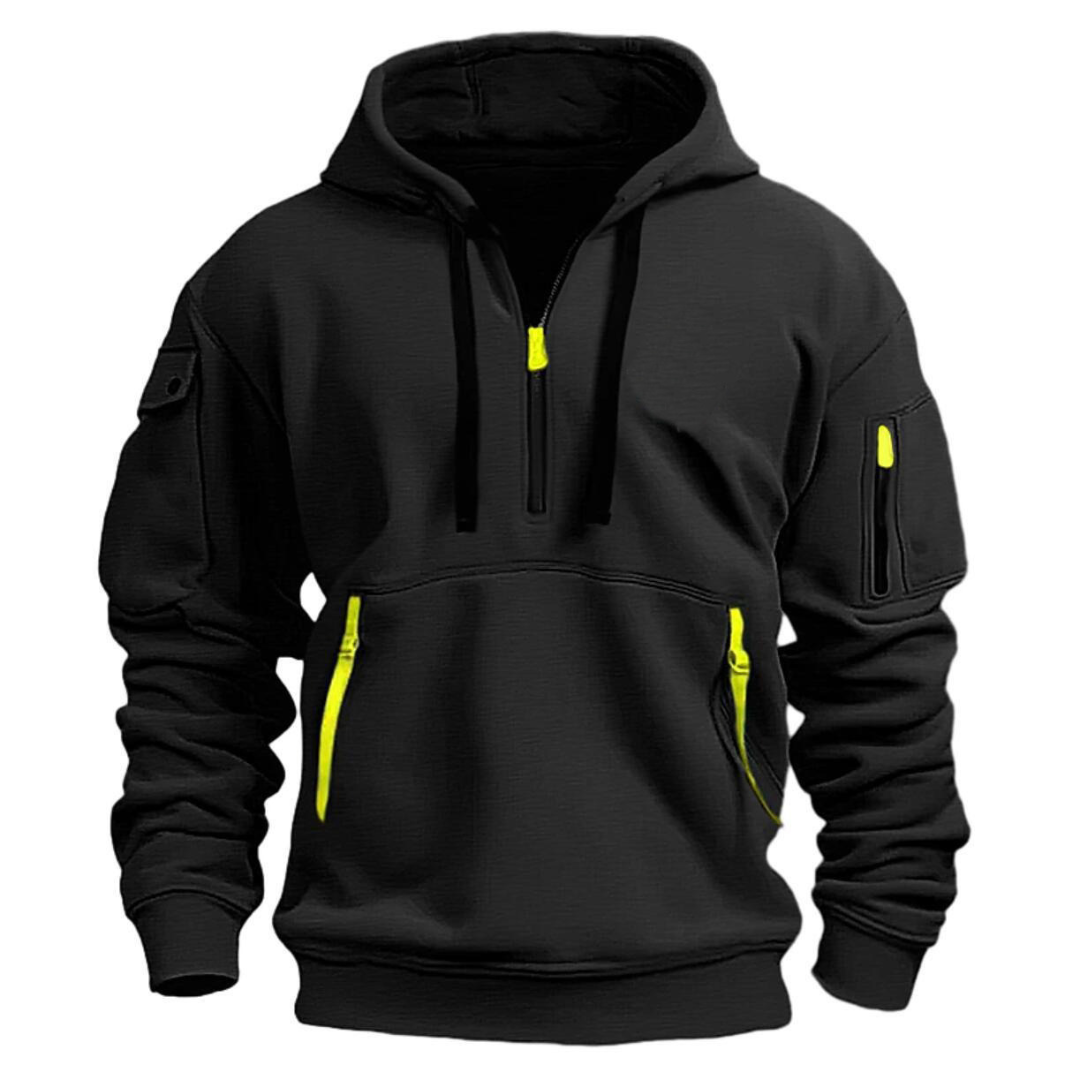 Sweat à capuche homme à texture douce et coupe ample