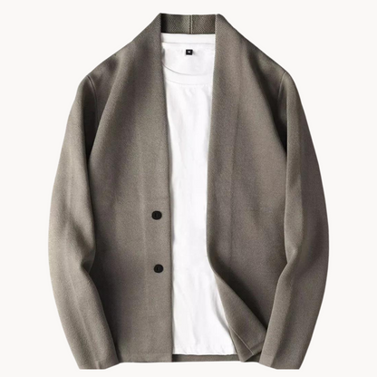 Veste légère sur mesure homme – coupe ajustée automne-hiver chic