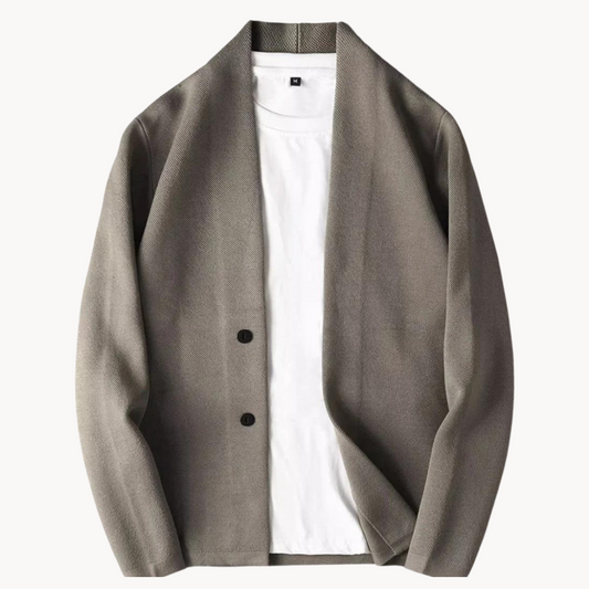Veste légère sur mesure homme – coupe ajustée automne-hiver chic