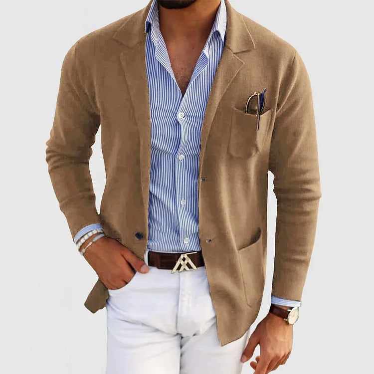 Blazer sur mesure léger pour homme – style classique automne-hiver