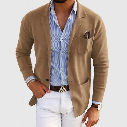 Blazer sur mesure léger pour homme – style classique automne-hiver