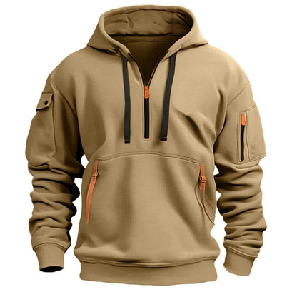 Sweat à capuche homme à texture douce et coupe ample