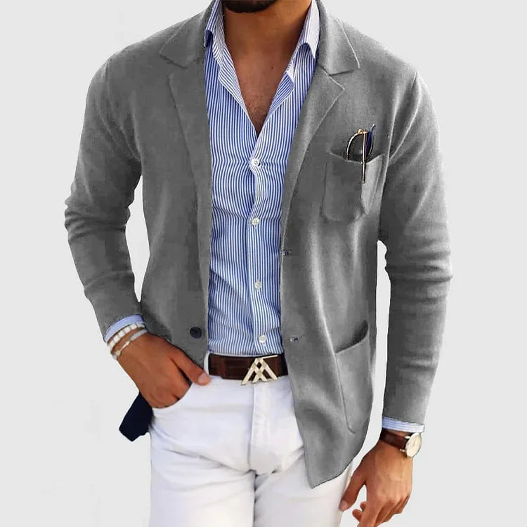 Blazer sur mesure léger pour homme – style classique automne-hiver