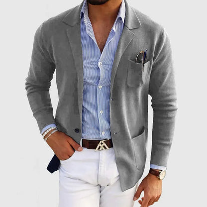 Blazer sur mesure léger pour homme – style classique automne-hiver