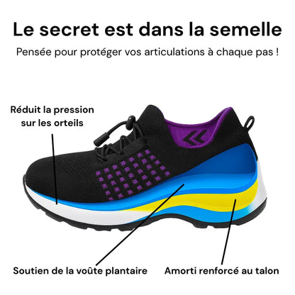 Baskets Orthopédiques Unisexe – Confort Pieds Sensibles, Amorti & Semelle Respirante