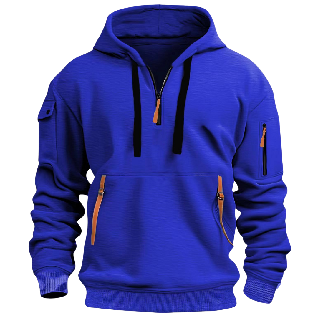 Sweat à capuche homme à texture douce et coupe ample