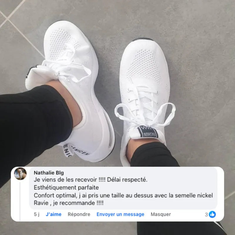 Baskets Orthopédiques Unisexe – Confort, Amorti & Semelle Respirante Antidérapante