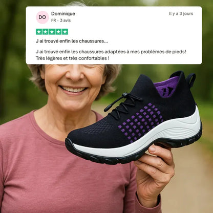 Baskets Orthopédiques Unisexe – Confort Pieds Sensibles, Amorti & Semelle Respirante