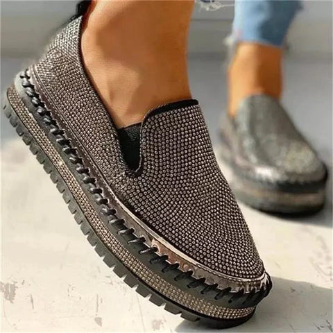 Chaussures femme à forme stable et surface structurée