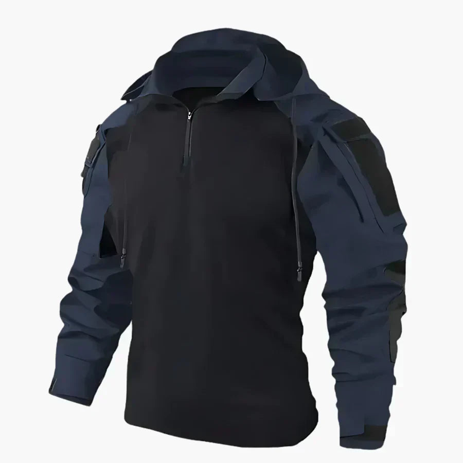 Pull tactique homme robuste – sweat à capuche militaire outdoor
