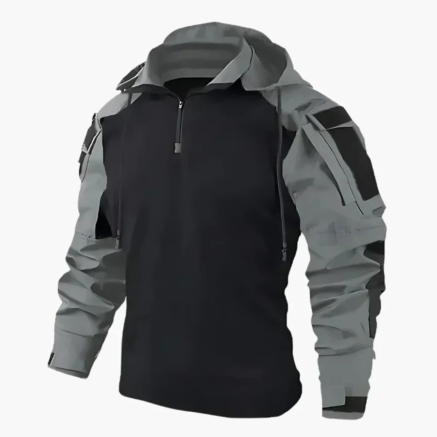 Pull tactique homme robuste – sweat à capuche militaire outdoor